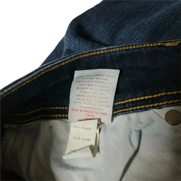 Torrid Flare Denim Jeans Stretch Blend Zip Closure Pockets Blue size 16R women's - Picture 10 of 11